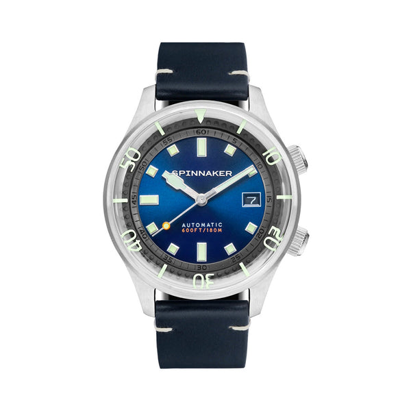 Spinnaker Bradner 42m Vintage-Style Automatic Sport Watch with a Luminous Bezel #SP-5062-03