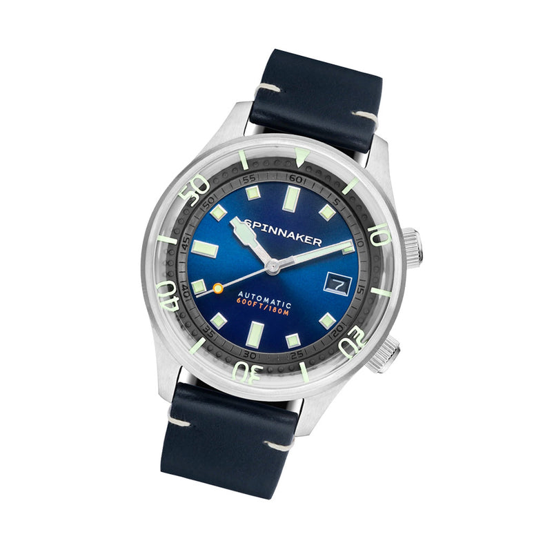Spinnaker Bradner 42m Vintage-Style Automatic Sport Watch with a Luminous Bezel #SP-5062-03