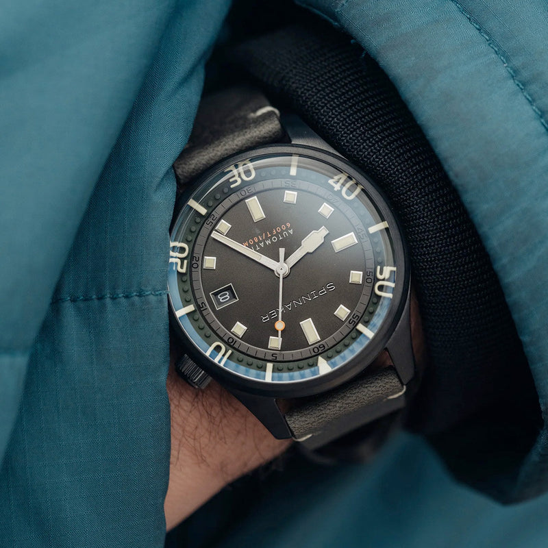 Spinnaker Bradner 42m Vintage-Style Automatic Sport Watch with a Luminous Bezel #SP-5062-04