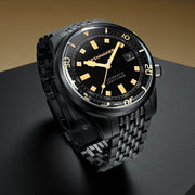 Spinnaker "Black and Gold" Bradner Automatic Noir Radiance #SP-5062-44