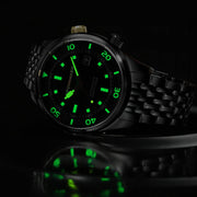 Spinnaker "Black and Gold" Bradner Automatic Noir Radiance #SP-5062-44