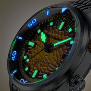Spinnaker Bradner Automatic Dive Watch with Saffron Splash Dial #SP-5062-88