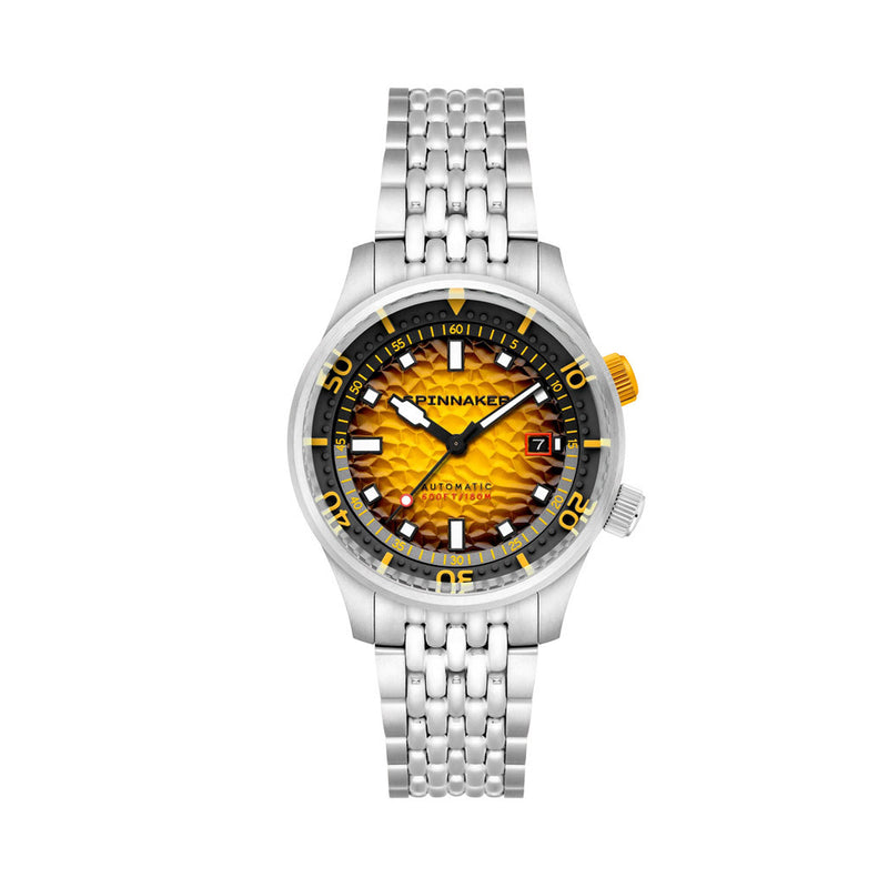 Spinnaker Bradner Automatic Dive Watch with Saffron Splash Dial #SP-5062-88