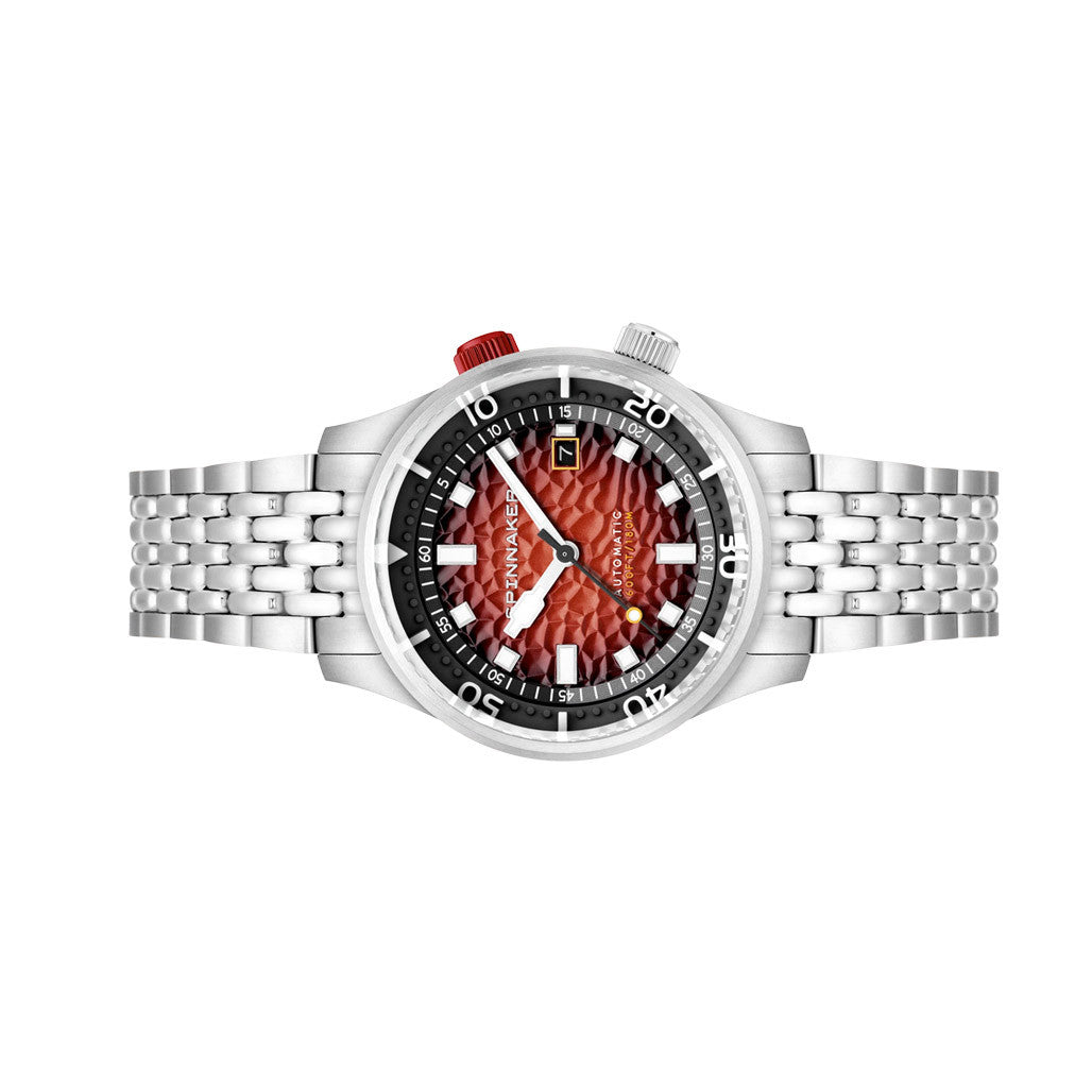スペランカー Spinnaker Bradner Automatic Dive Watch with Scarlet Horizon Dial