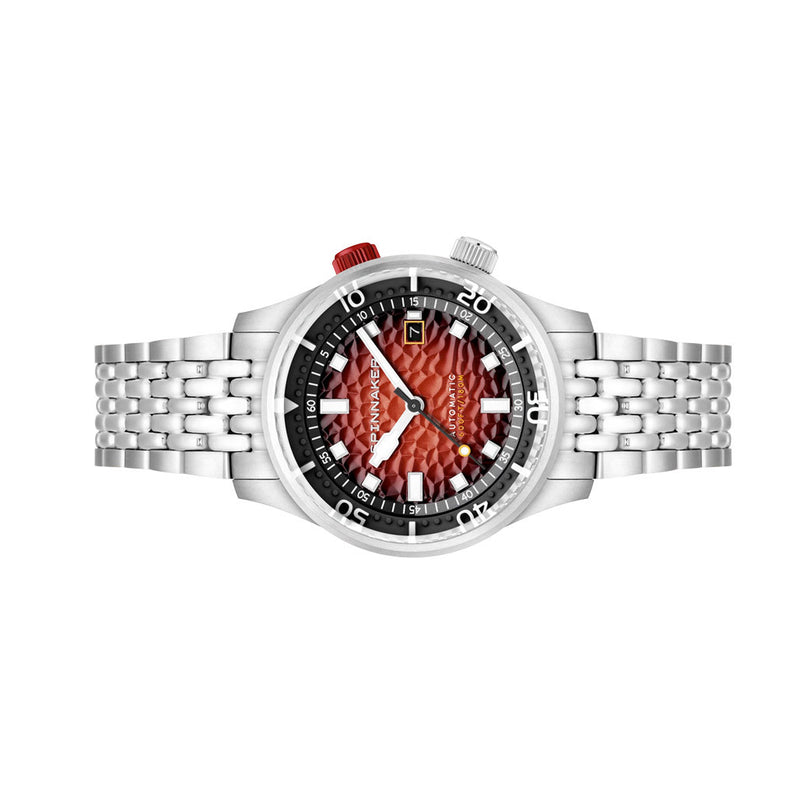 Spinnaker Bradner Automatic Dive Watch with Scarlet Horizon Dial #SP-5062-99