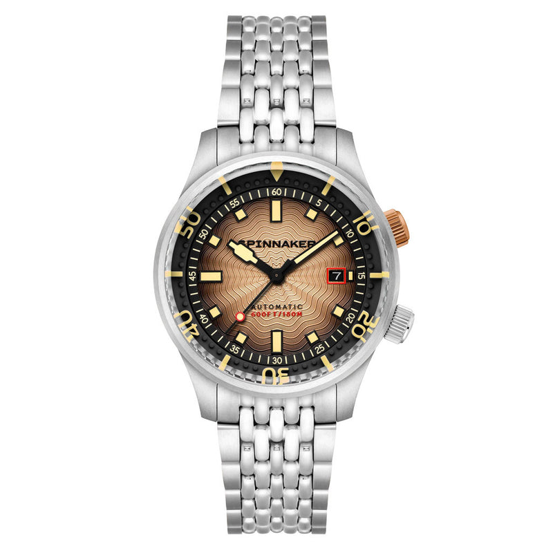 Spinnaker Bradner Automatic Dive Watch Amber Dawn #SP-5062-AA