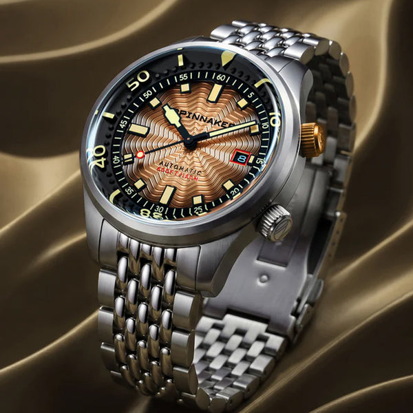 Spinnaker Bradner Automatic Dive Watch Amber Dawn #SP-5062-AA