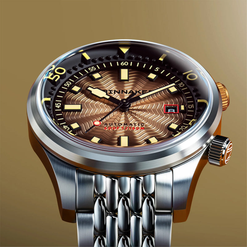 Spinnaker Bradner Automatic Dive Watch Amber Dawn #SP-5062-AA