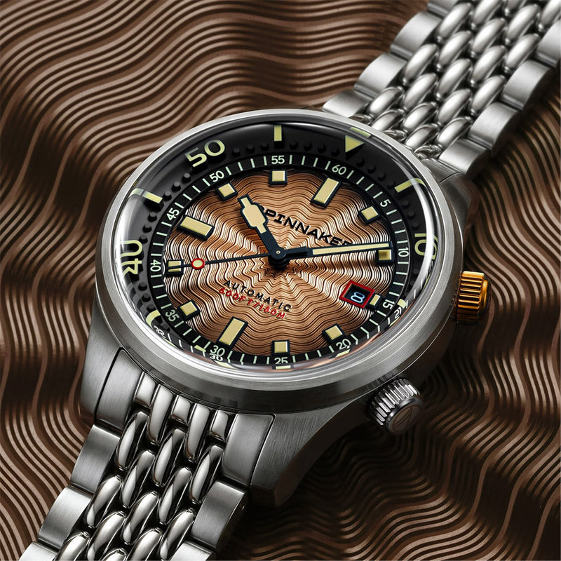 Spinnaker Bradner Automatic Dive Watch Amber Dawn #SP-5062-AA