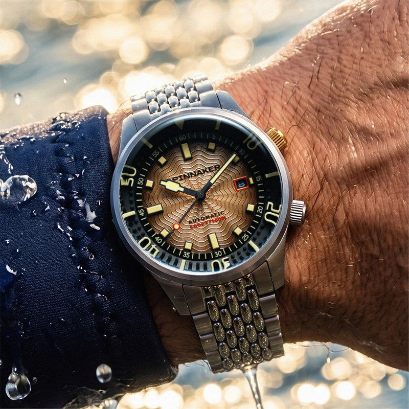 Spinnaker Bradner Automatic Dive Watch Amber Dawn #SP-5062-AA