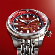 Spinnaker Bradner Automatic Dive Watch Burgundy Surge #SP-5062-BB