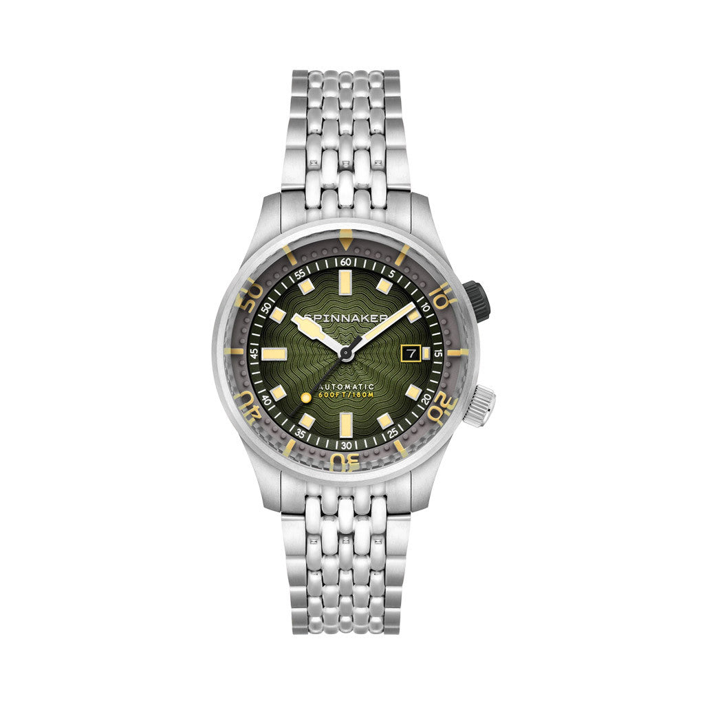Spinnaker Bradner Automatic Dive Watch Clover Wave #SP-5062-DD