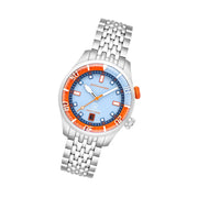 Spinnaker x Islander Bradner Limited Edition Compressor Style Watch with Blue and Orange Dial #SP-5062-LIW11