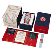 Spinnaker x Islander Bradner Limited Edition Compressor Style Watch with Blue and Orange Dial #SP-5062-LIW11