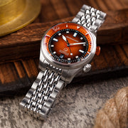 Spinnaker x Islander Bradner Limited Edition Compressor Style Watch with Burnt Orange Dial #SP-5062-LIW22