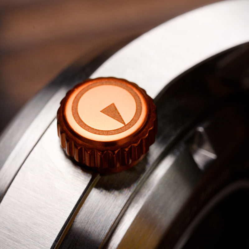 Spinnaker x Islander Bradner Limited Edition Compressor Style Watch with Burnt Orange Dial #SP-5062-LIW22