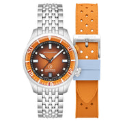 Spinnaker x Islander Bradner Limited Edition Compressor Style Watch with Burnt Orange Dial #SP-5062-LIW22