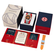 Spinnaker x Islander Bradner Limited Edition Compressor Style Watch with Burnt Orange Dial #SP-5062-LIW22