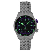 Spinnaker x Islander Bradner Limited Edition Compressor Style Watch with Black and Purple Dial #SP-5062-LIW33