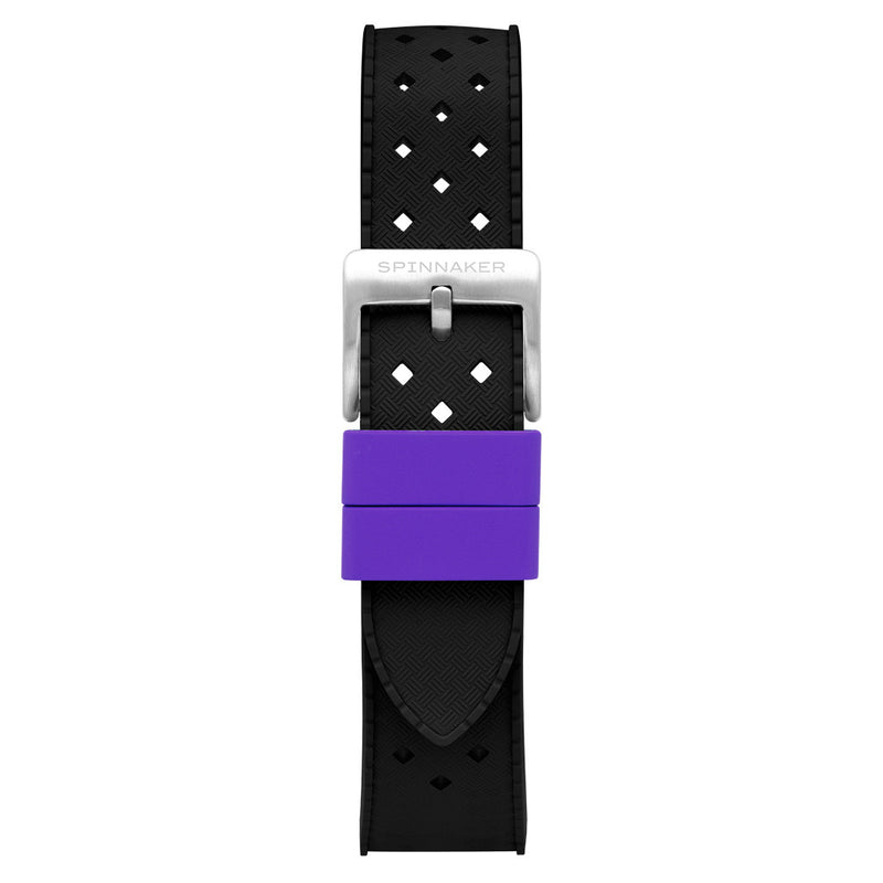 Spinnaker x Islander Bradner Limited Edition Compressor Style Watch with Black and Purple Dial #SP-5062-LIW33