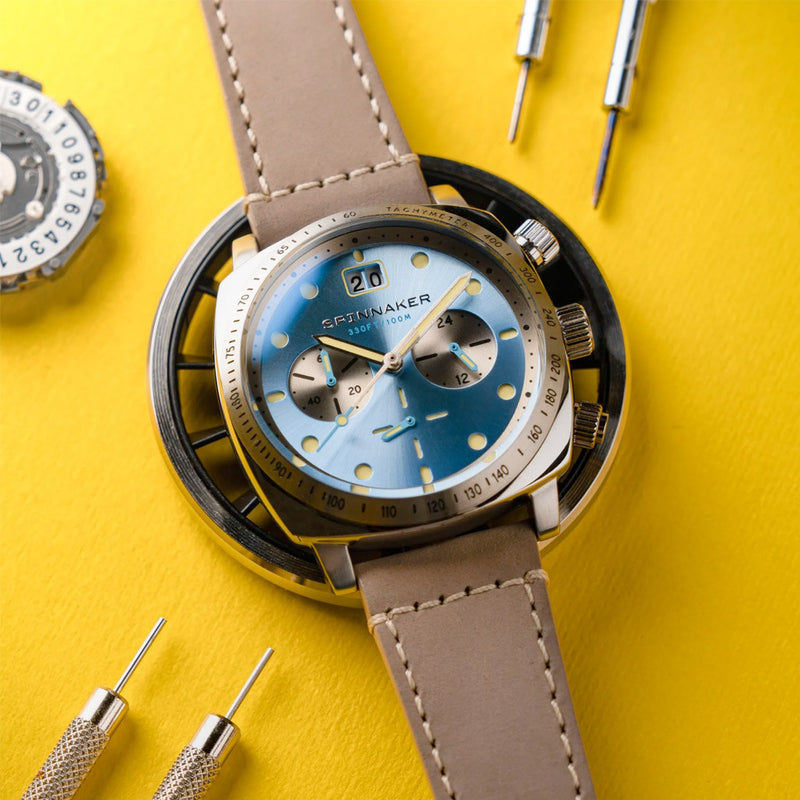Spinnaker Hull Choronograph with Sky Blue Dial #SP-5068-04