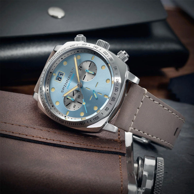 Spinnaker Hull Choronograph with Sky Blue Dial #SP-5068-04