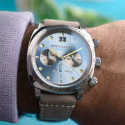 Spinnaker Hull Choronograph with Sky Blue Dial #SP-5068-04