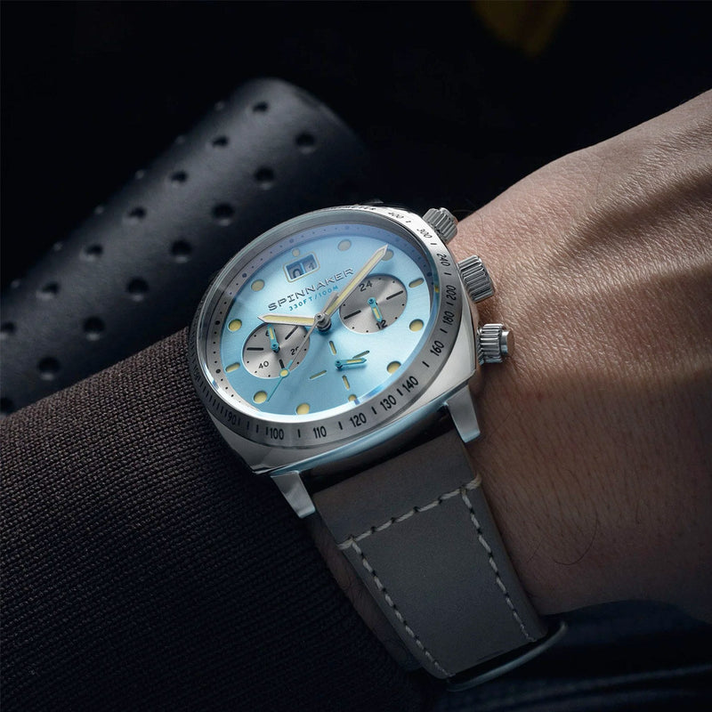 Spinnaker Hull Choronograph with Sky Blue Dial #SP-5068-04