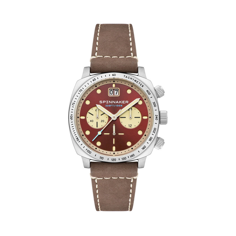 Spinnaker Hull Choronograph with Burnt Maroon Dial #SP-5068-05