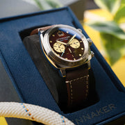 Spinnaker Hull Choronograph with Burnt Maroon Dial #SP-5068-05