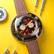 Spinnaker Hull Choronograph with Burnt Maroon Dial #SP-5068-05