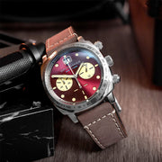 Spinnaker Hull Choronograph with Burnt Maroon Dial #SP-5068-05