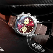 Spinnaker Hull Choronograph with Burnt Maroon Dial #SP-5068-05