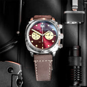 Spinnaker Hull Choronograph with Burnt Maroon Dial #SP-5068-05