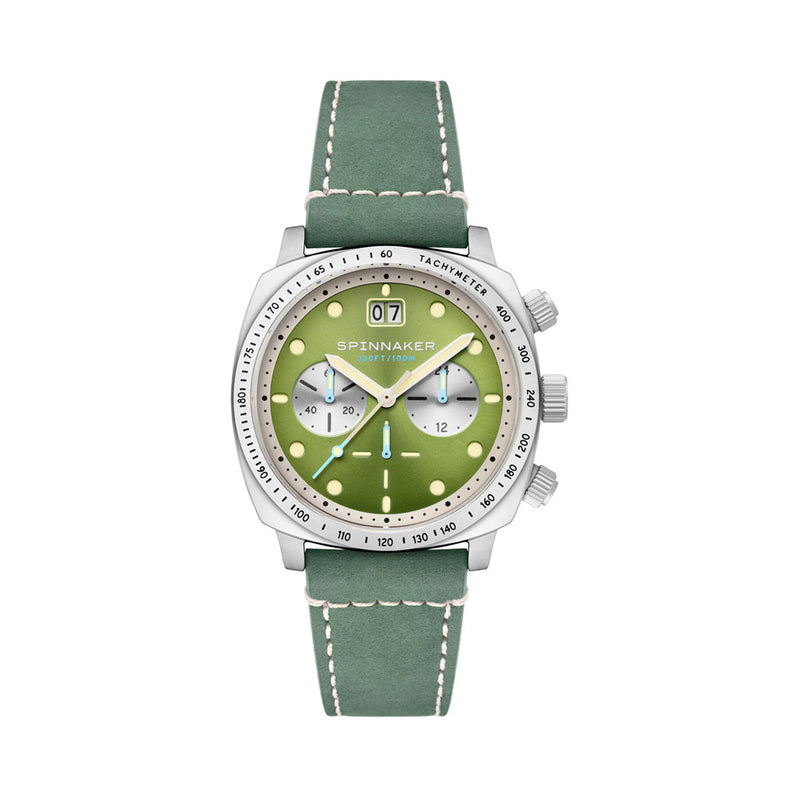 Spinnaker Hull Choronograph with Shire Green Blue Dial #SP-5068-06