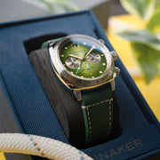 Spinnaker Hull Choronograph with Shire Green Blue Dial #SP-5068-06
