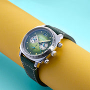 Spinnaker Hull Choronograph with Shire Green Blue Dial #SP-5068-06