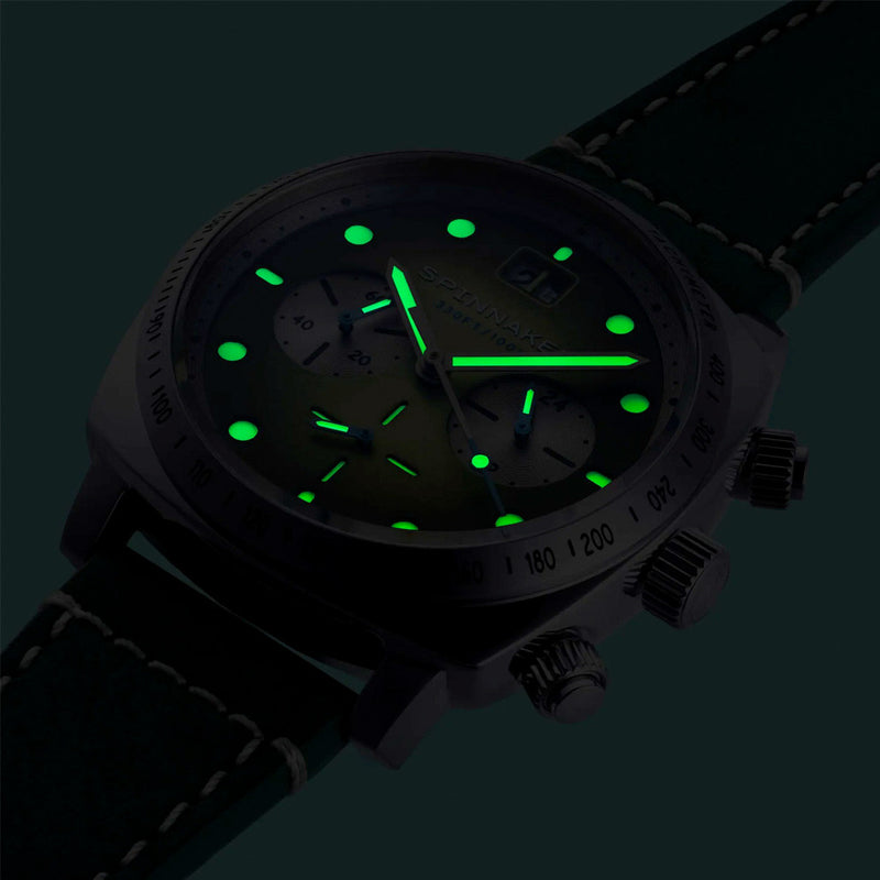Spinnaker Hull Choronograph with Shire Green Blue Dial #SP-5068-06