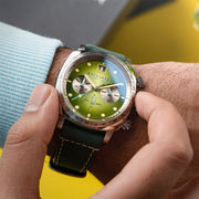Spinnaker Hull Choronograph with Shire Green Blue Dial #SP-5068-06