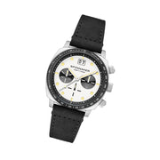 Spinnaker Hull Chronograph with Panda White Dial #SP-5068-07