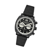 Spinnaker Hull Chronograph in Black Case and Black Dial #SP-5068-08