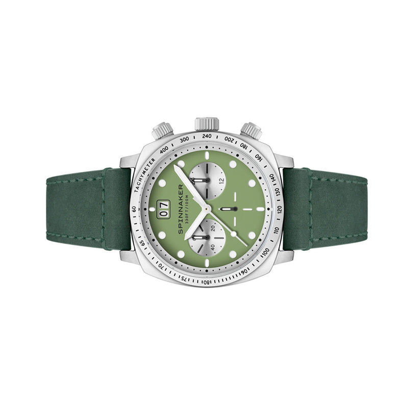 Spinnaker Hull Chronograph with Napier Green Dial #SP-5068-09