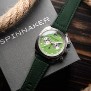 Spinnaker Hull Chronograph with Napier Green Dial #SP-5068-09