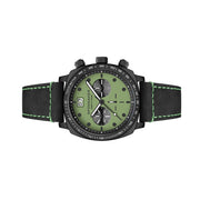 Spinnaker Hull Chronograph in Black Case and Putting Green Dial #SP-5068-0A
