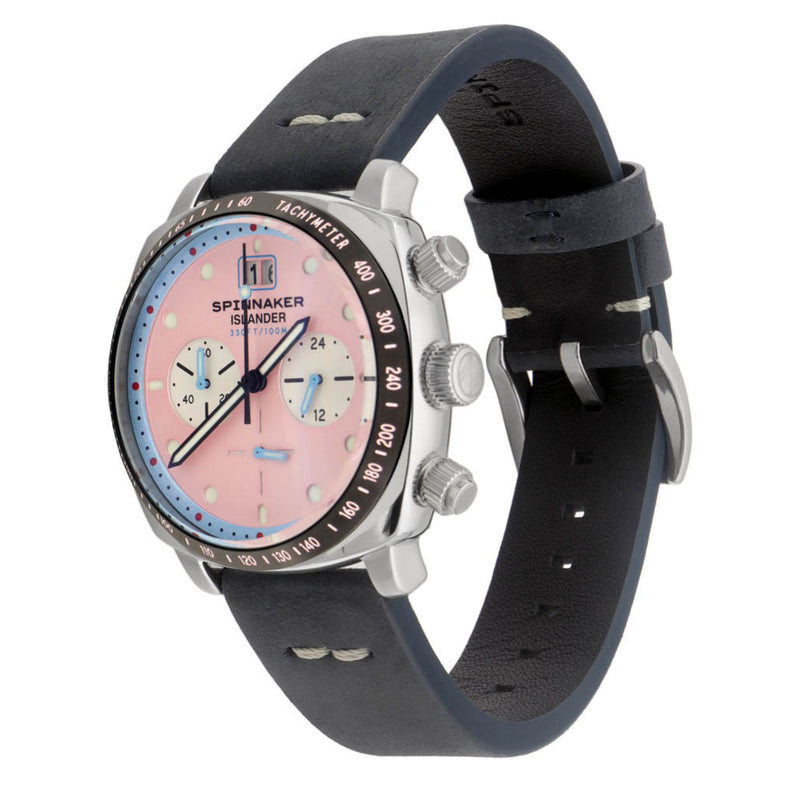 Spinnaker x Islander LE Hull Chronograph with Miami Pink Dial #SP-5068-LIW0D