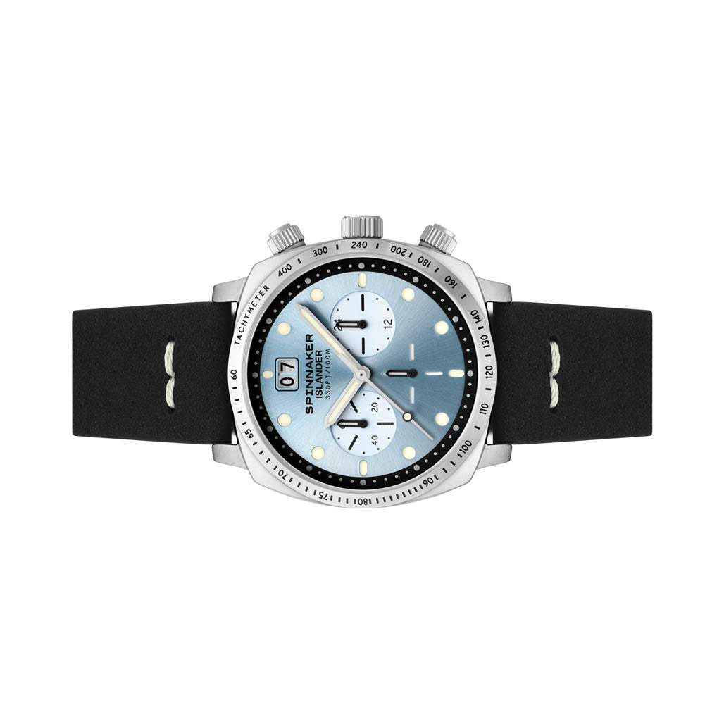 Spinnaker x Islander LE Hull Chronograph with Ice Blue Dial #SP