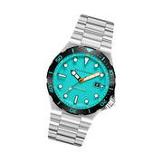 Spinnaker Hi-Beat Boettger Dive Watch with Azure Blue Dial #SP-5083-99 tilt