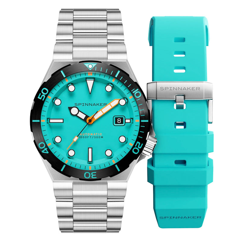 Spinnaker Hi-Beat Boettger Dive Watch with Azure Blue Dial #SP-5083-99
