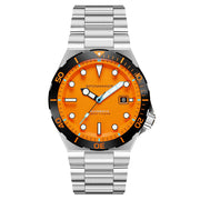 Spinnaker Hi-Beat Boettger Dive Watch with Coral Orange Dial #SP-5083-AA zoom