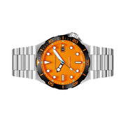 Spinnaker Hi-Beat Boettger Dive Watch with Coral Orange Dial #SP-5083-AA side